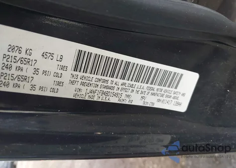 2011 Jeep Compass Sport z USA, uszkodzony, nr VIN 1J4NF1FB4BD154915